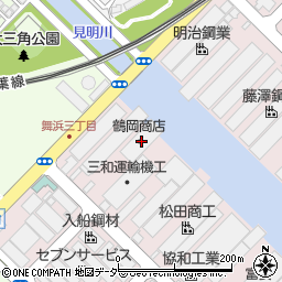 鶴岡商店周辺の地図