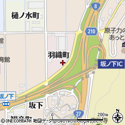 福井県敦賀市羽織町周辺の地図