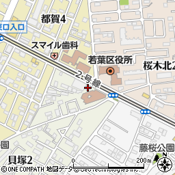 ウェルズ２１都賀パート１周辺の地図