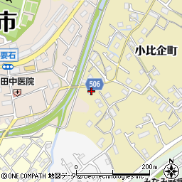 東京都八王子市小比企町2888周辺の地図
