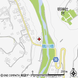 山梨県上野原市鶴川2011周辺の地図