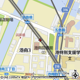 東京都港区港南3丁目3周辺の地図