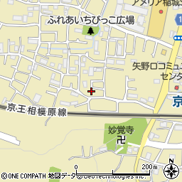 東京都稲城市矢野口2590-5周辺の地図