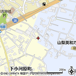 山梨県甲府市下小河原町132-9周辺の地図