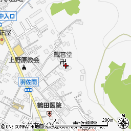 羽佐間集会所周辺の地図