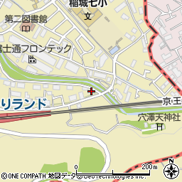 東京都稲城市矢野口2130周辺の地図