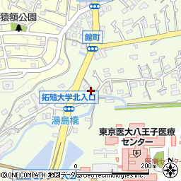 東京都八王子市館町701周辺の地図