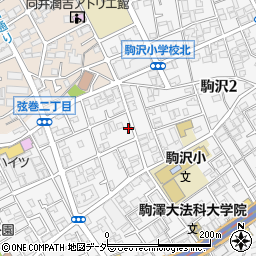 東京都世田谷区駒沢2丁目23-16周辺の地図