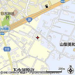 山梨県甲府市下小河原町132-7周辺の地図