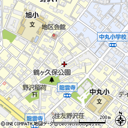 東京都世田谷区野沢2丁目周辺の地図