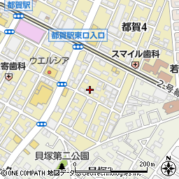 ニチイのほほえみ都賀周辺の地図