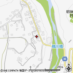 山梨県上野原市鶴川49周辺の地図