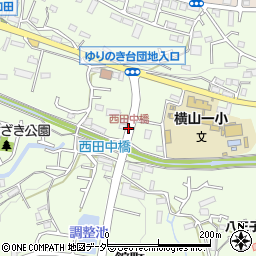 西田中橋周辺の地図