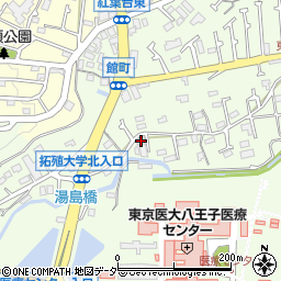 東京都八王子市館町629周辺の地図