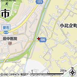 東京都八王子市小比企町2884周辺の地図