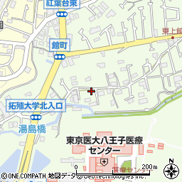 東京都八王子市館町625周辺の地図