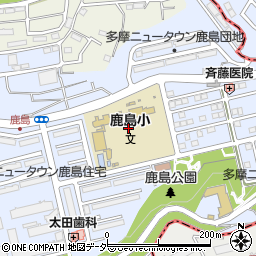 東京都八王子市鹿島13周辺の地図
