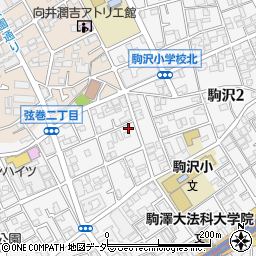 東京都世田谷区駒沢2丁目23-13周辺の地図