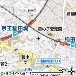 稲田堤ビル周辺の地図