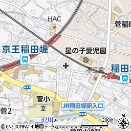 キッチンオリジン　稲田堤店周辺の地図