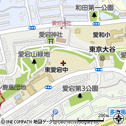 東京都多摩市愛宕周辺の地図