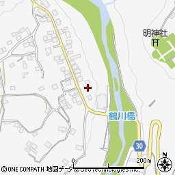 山梨県上野原市鶴川31周辺の地図