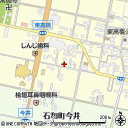 山梨県笛吹市石和町東高橋287周辺の地図