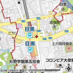 大崎警察署目黒駅前交番周辺の地図