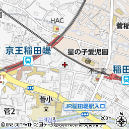 安安 稲田堤店周辺の地図