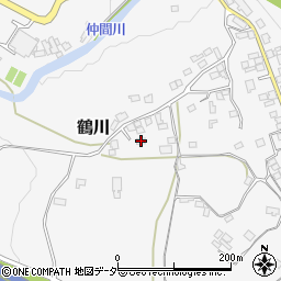 山梨県上野原市鶴川166周辺の地図