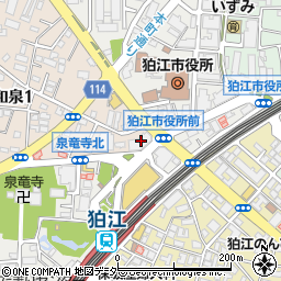 狛江眼科クリニック周辺の地図
