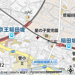 和田整体院周辺の地図