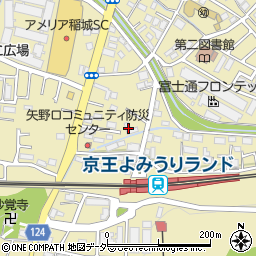 東京都稲城市矢野口2226周辺の地図