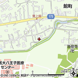 東京都八王子市館町606周辺の地図