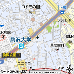 菱和パレス駒沢大学駅前周辺の地図