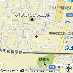 東京都稲城市矢野口2600-38周辺の地図