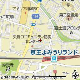 東京都稲城市矢野口2254-1周辺の地図