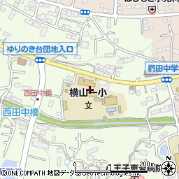 東京都八王子市館町74周辺の地図