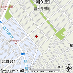 東京都八王子市絹ケ丘2丁目50-4周辺の地図