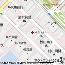 千葉県浦安市港52周辺の地図