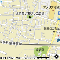 東京都稲城市矢野口2600-1周辺の地図