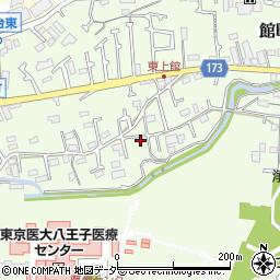 東京都八王子市館町612周辺の地図