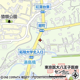 東京都八王子市館町668周辺の地図
