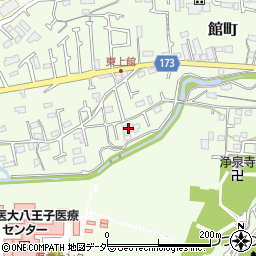 東京都八王子市館町607周辺の地図