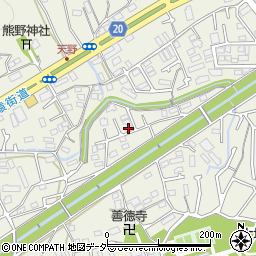 東京都八王子市東中野1428周辺の地図