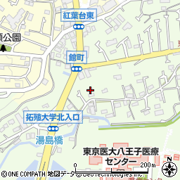 東京都八王子市館町635周辺の地図