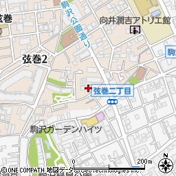 エルコート駒沢３号棟周辺の地図