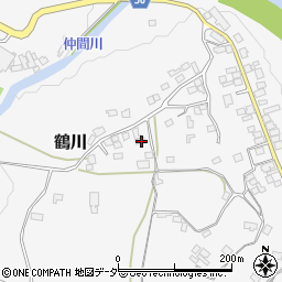山梨県上野原市鶴川172周辺の地図