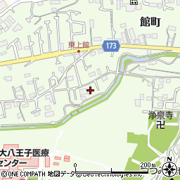 東京都八王子市館町604周辺の地図