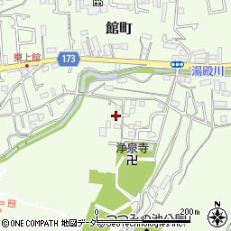 東京都八王子市館町1261周辺の地図